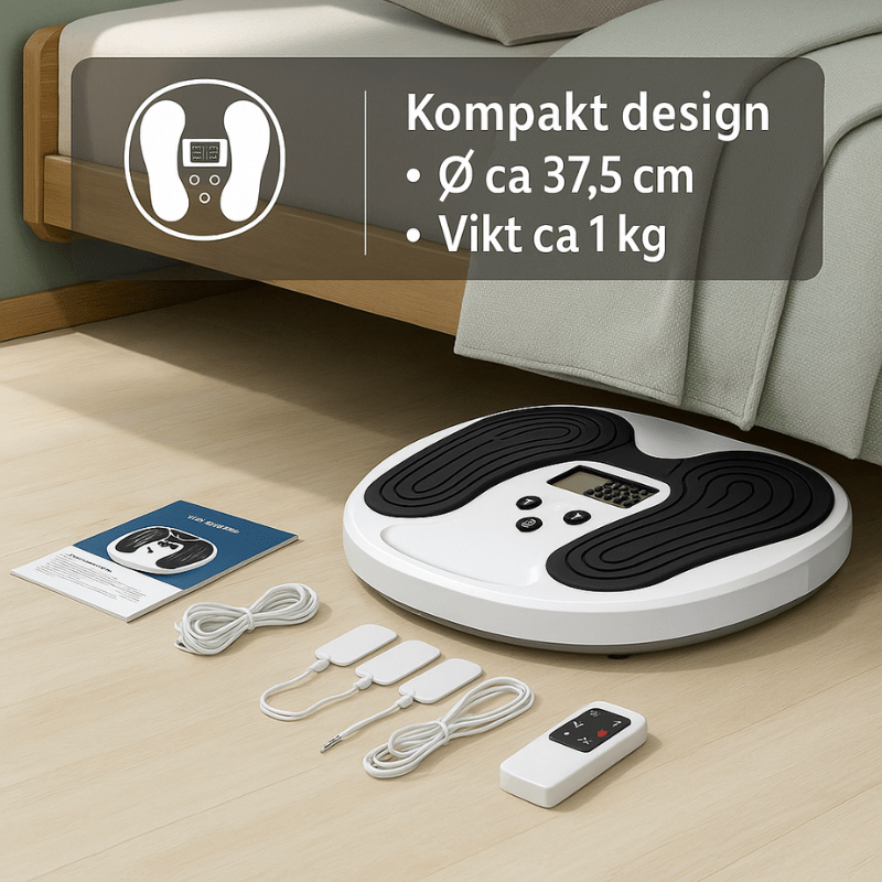 EMS fotmassage med TENS-plattor