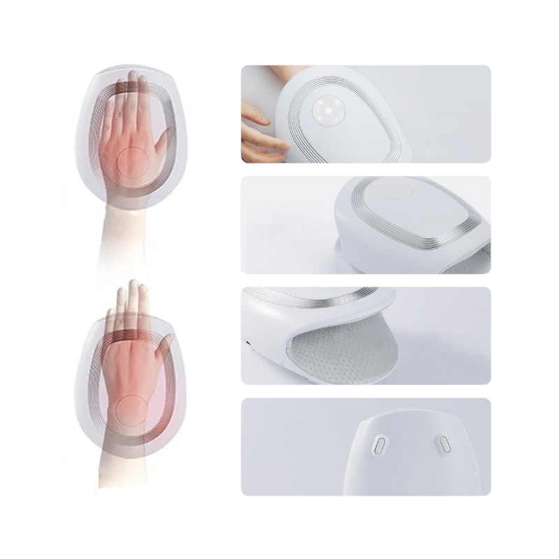 Handmassager med värme, tryck och vibration