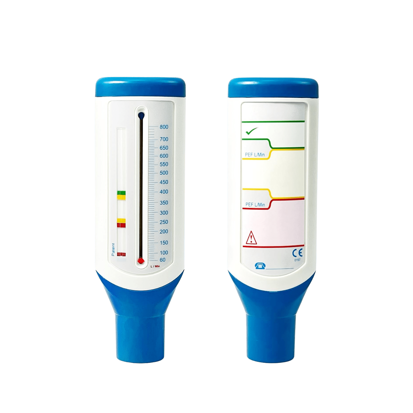 Peak Flow Meter – lungfunktionsmätare för astma och andningsträning - Wellando