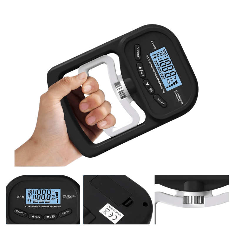 Elektronisk greppstyrkemätare med LCD-display
