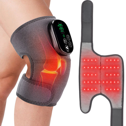 Värmande LED - stöd med rödljusterapi – knä, axel, armbåge - Wellando